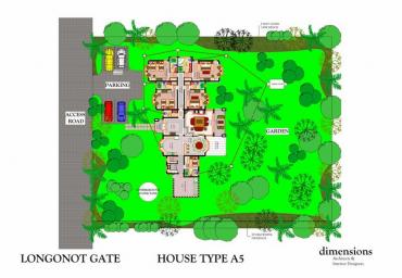 SITE PLAN-HOUSE TYPE A5