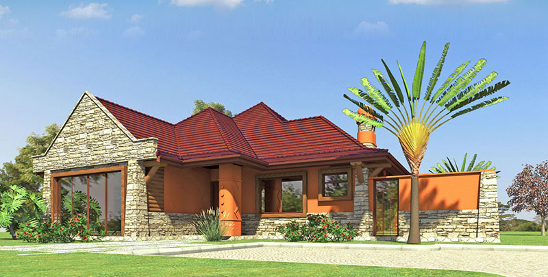 HOUSE TYPE A1-FRONT VIEW