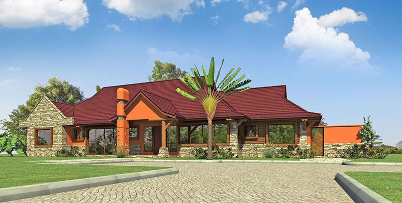HOUSE TYPE A4-FRONT VIEW