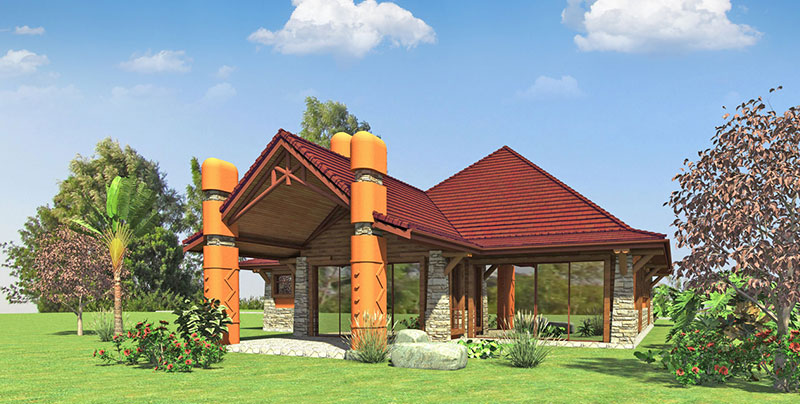 HOUSE TYPE A2- REAR VIEW