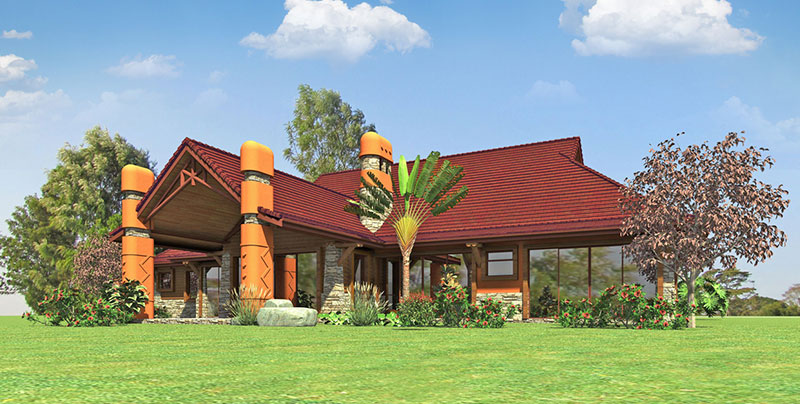 HOUSE TYPE A4 - REAR VIEW