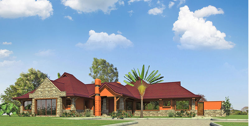 HOUSE TYPE B2-FRONT VIEW