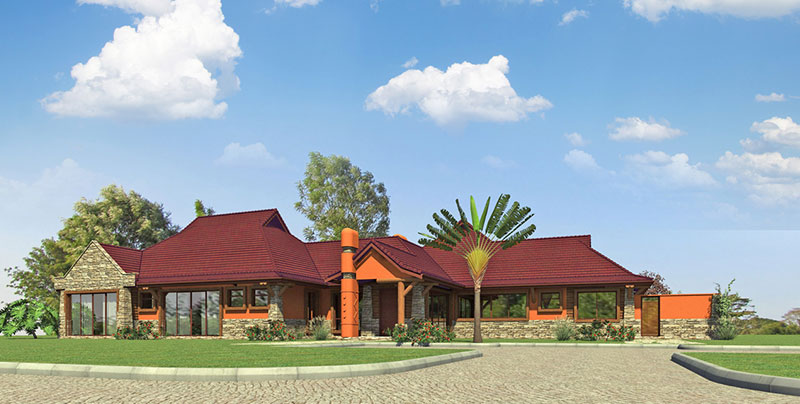 HOUSE TYPE B3-FRONT VIEW