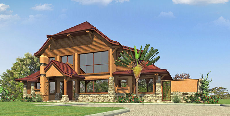 HOUSE TYPE C1-FRONT VIEW