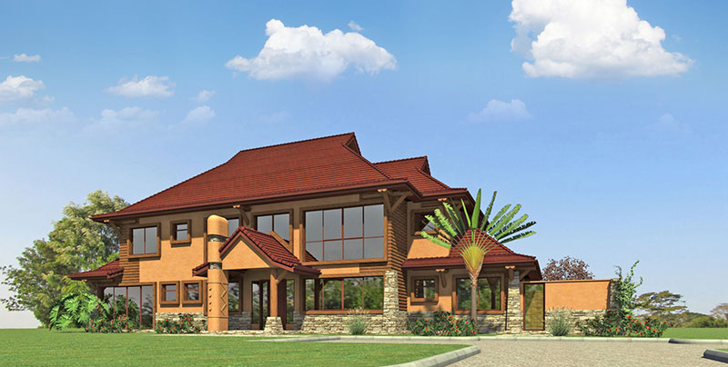 HOUSE TYPE C4-FRONT VIEW