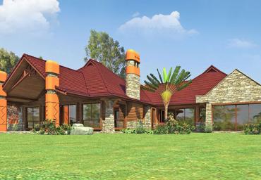 HOUSE TYPE B2 - REAR VIEW