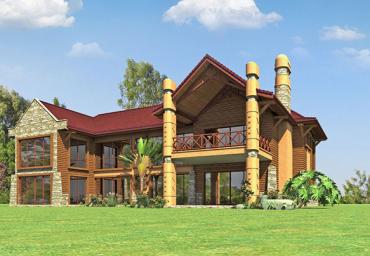 HOUSE TYPE C2 - REAR VIEW