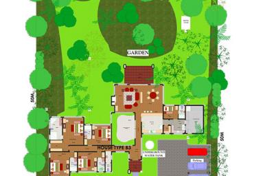 HOUSE TYPE B3 SITE PLAN