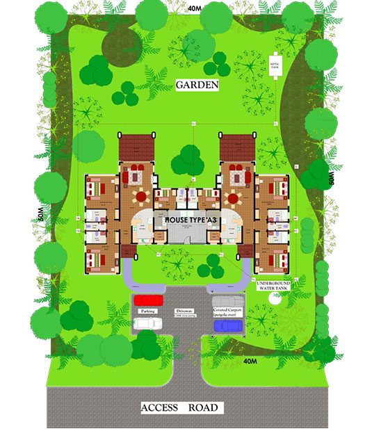 HOUSE TYPE A3 SITE PLAN