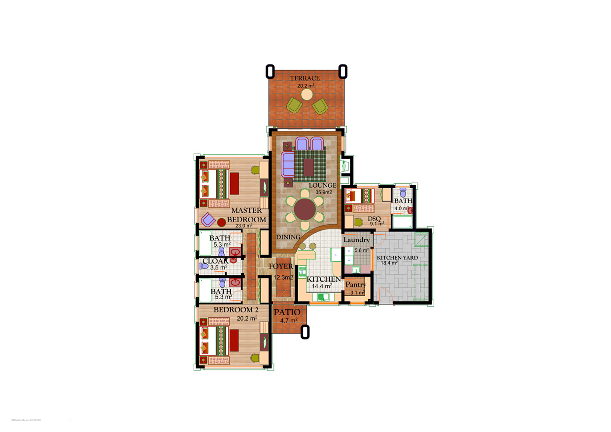 House Type A2 - Floor Plan