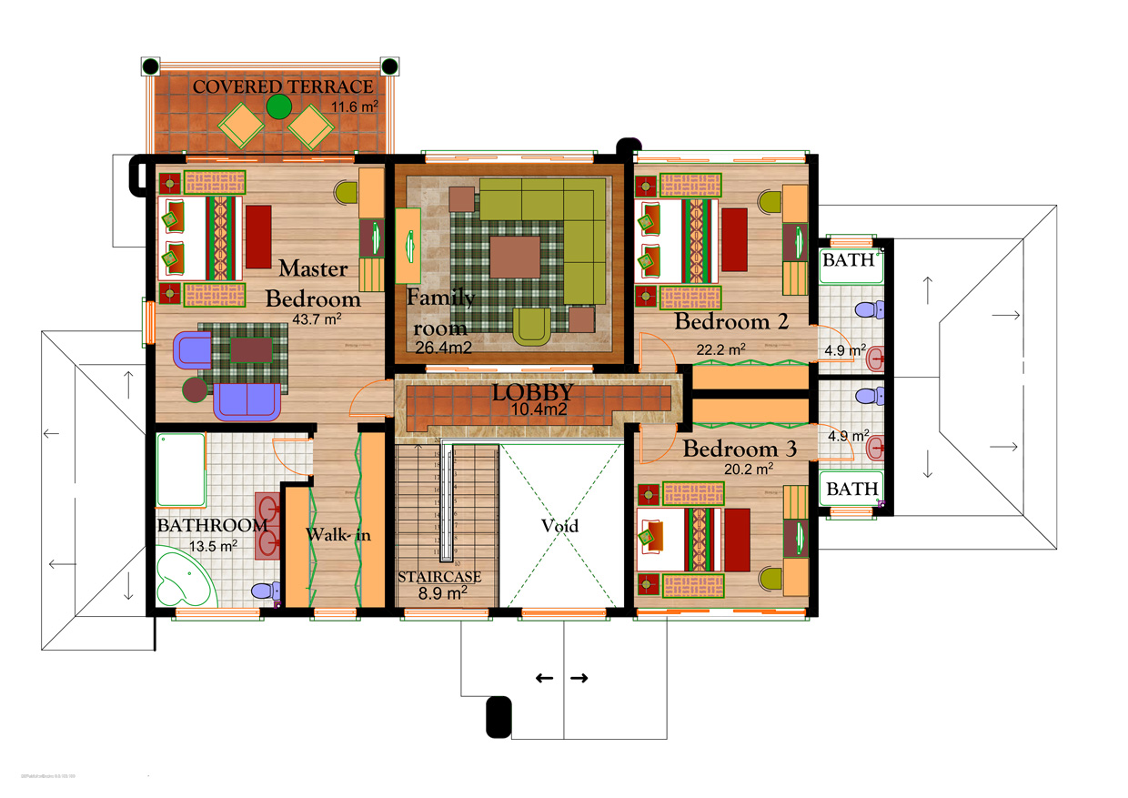 House type C4 First Floor