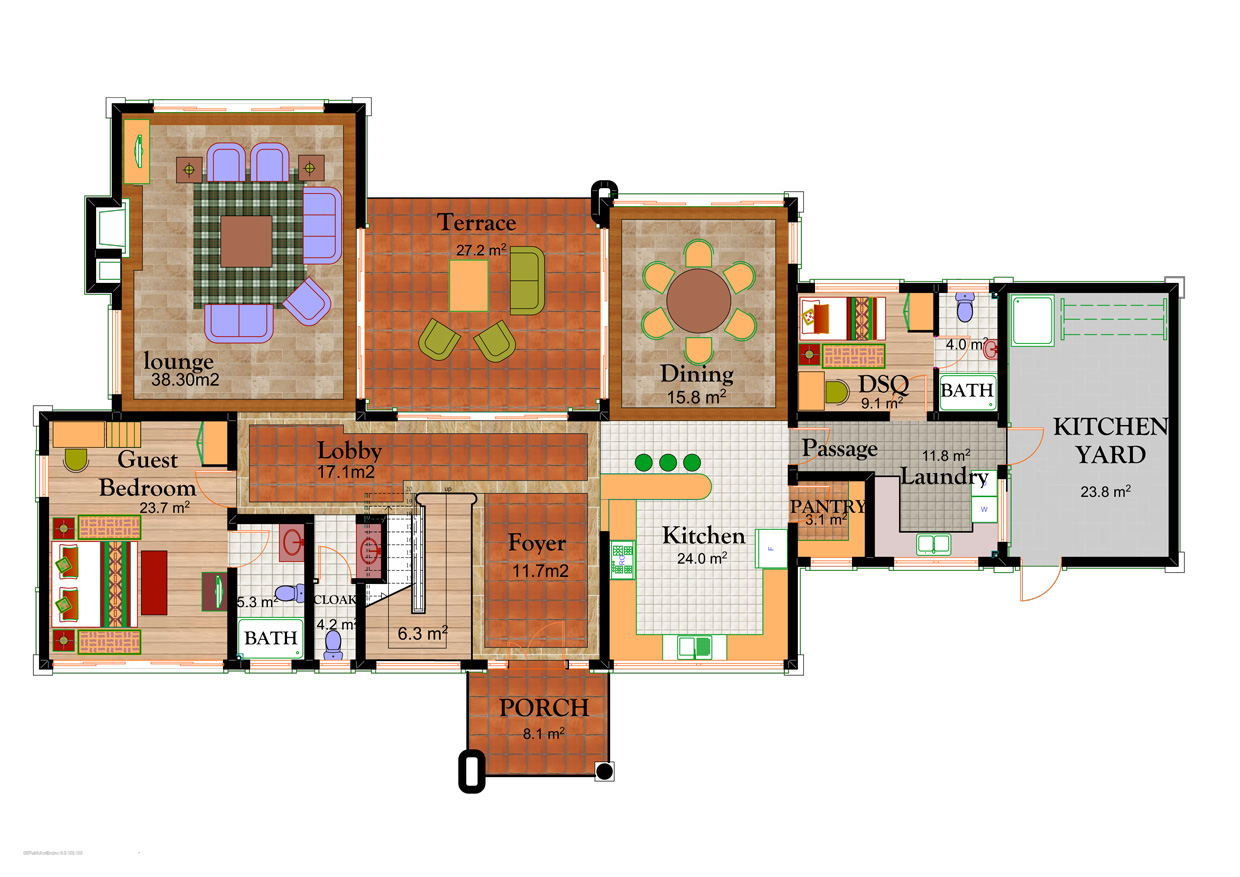 House type C4 Ground Floor