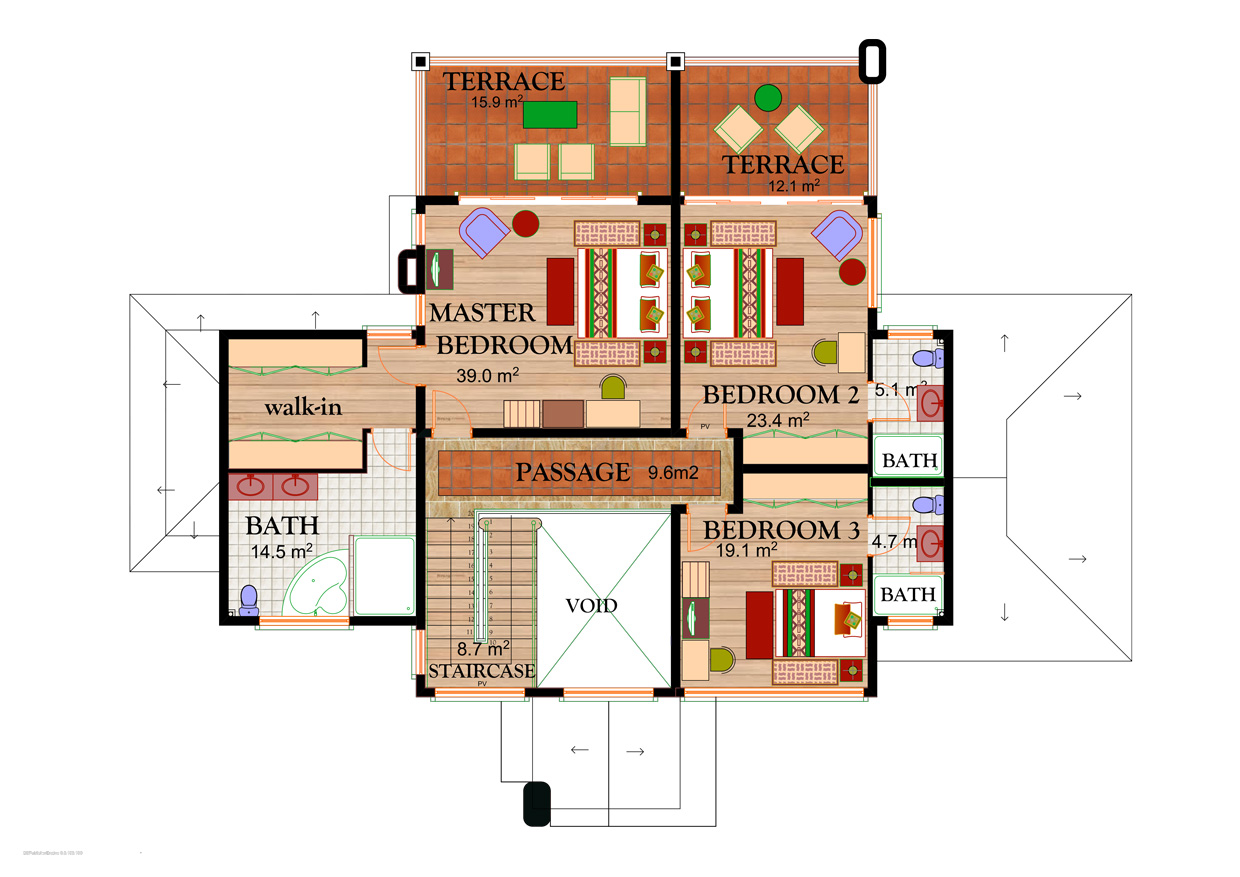 House Type C3 - First Floor Plan