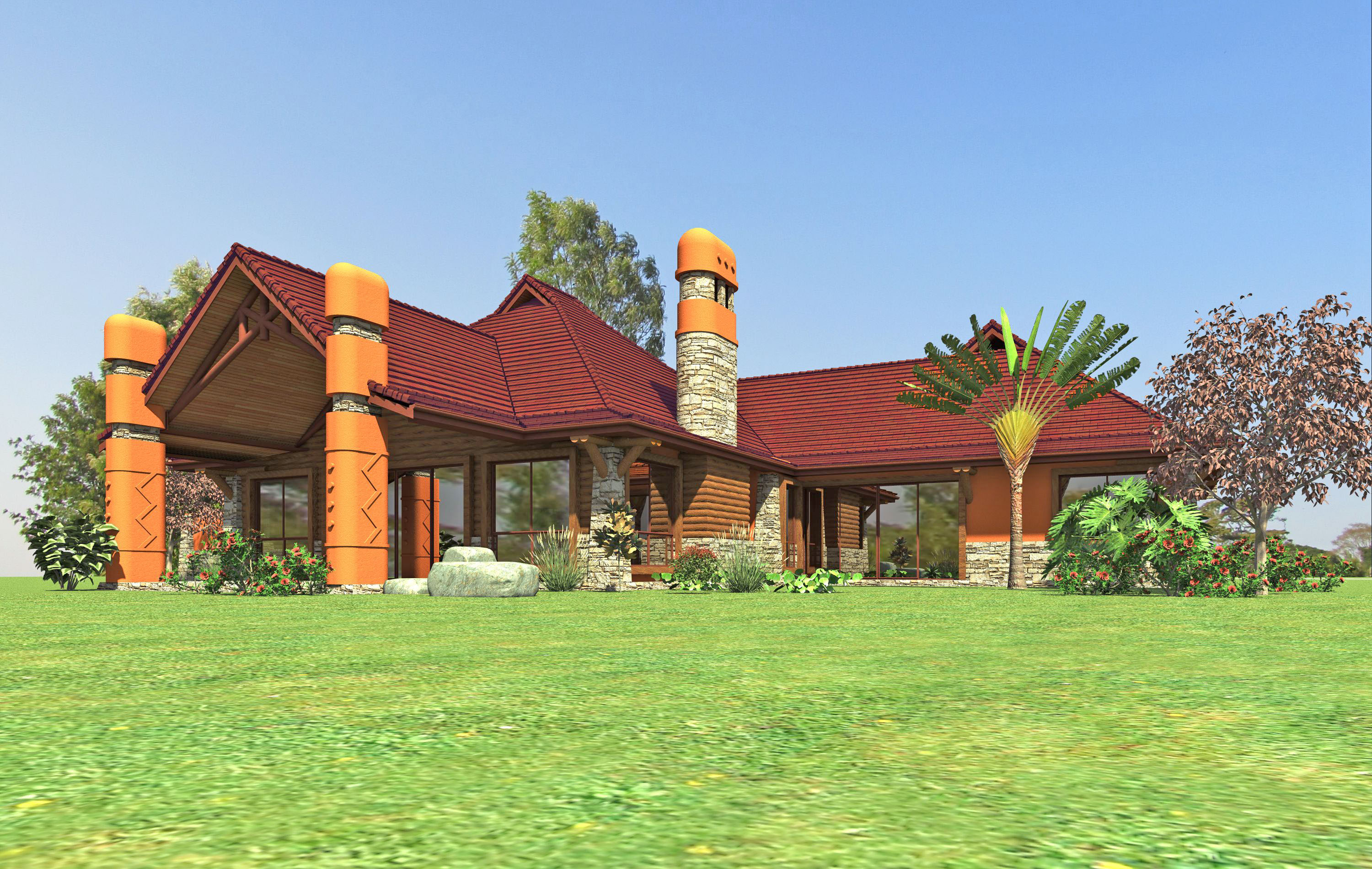 HOUSE TYPE B1-REAR VIEW