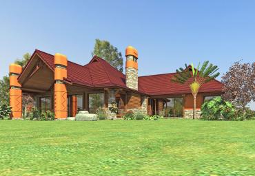 HOUSE TYPE B1-REAR VIEW