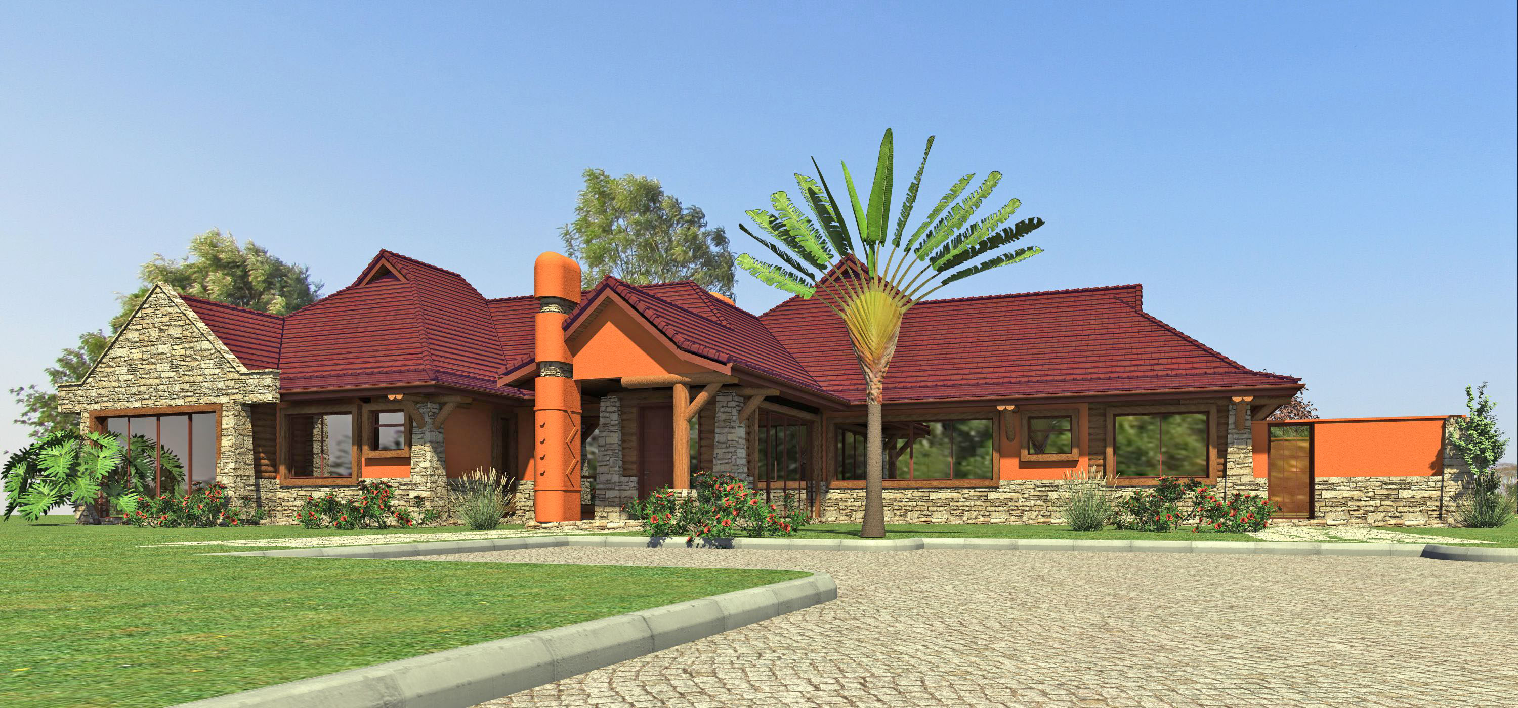 HOUSE TYPE B1-FRONT VIEW
